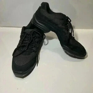 Capezio Unisex DS24 Dance Sneakers Black size 10